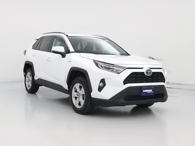 White 2021 Toyota RAV4 Hybrid XLE