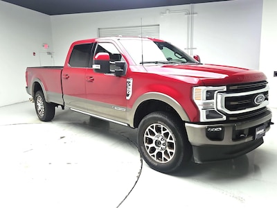 Red 2022 Ford F350 King Ranch
