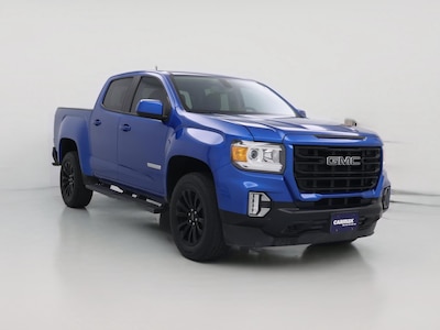 Blue 2022 GMC Canyon Elevation