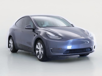 Gray 2021 Tesla Model Y Long Range