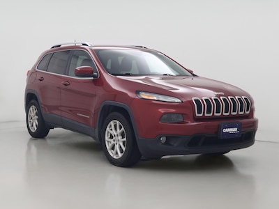 Red 2017 Jeep Cherokee Latitude