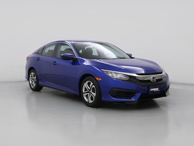 Blue 2017 Honda Civic LX