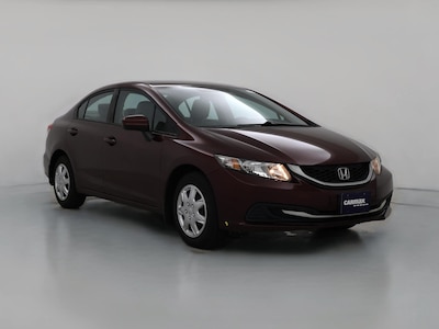 Red 2015 Honda Civic LX