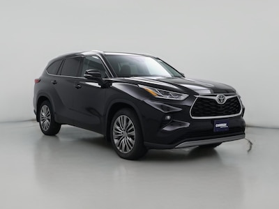 Black 2021 Toyota Highlander Platinum