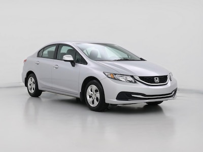 Silver 2013 Honda Civic LX