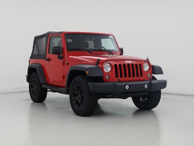 Red 2018 Jeep Wrangler Sport S