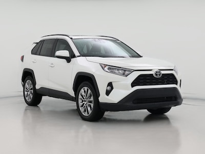 White 2021 Toyota RAV4 XLE Premium