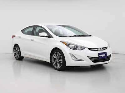 White 2014 Hyundai Elantra Limited