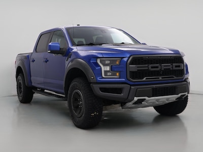 Blue 2017 Ford F150 SVT Raptor