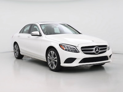 White 2019 Mercedes-Benz C300