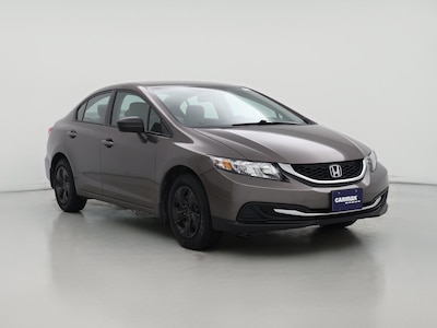 Gray 2014 Honda Civic LX