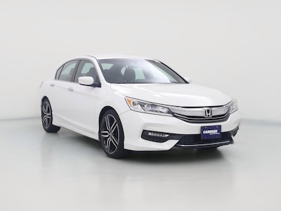 White 2017 Honda Accord Sport
