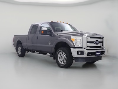 Gray 2014 Ford F250 XLT
