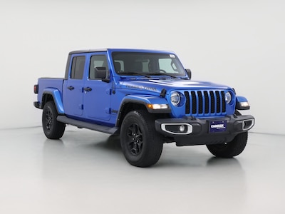 Blue 2021 Jeep Gladiator Texas Trail
