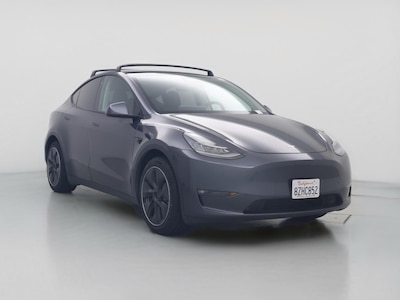 Gray 2021 Tesla Model Y Long Range
