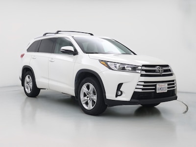 White 2019 Toyota Highlander Limited