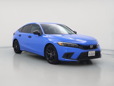 Blue 2024 Honda Civic Sport