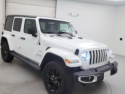White 2021 Jeep Wrangler 4XE PHEV Unlimited Sahara