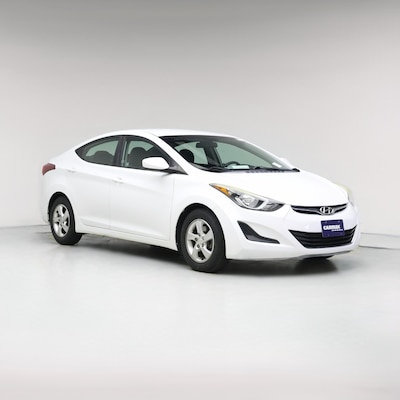 White 2015 Hyundai Elantra SE