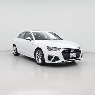 White 2022 Audi A4 S-Line Premium Plus