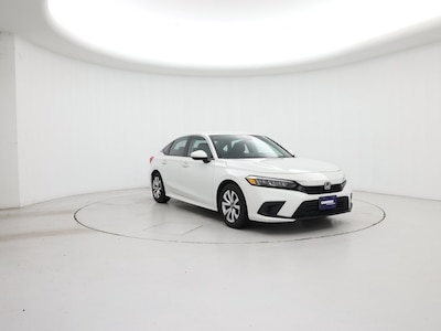 White 2023 Honda Civic LX