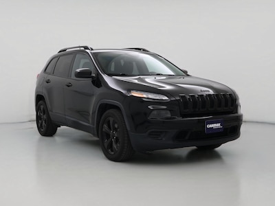 Black 2017 Jeep Cherokee Altitude