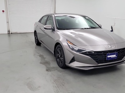 Gray 2022 Hyundai Elantra Hybrid Blue