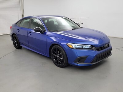 Blue 2022 Honda Civic Sport