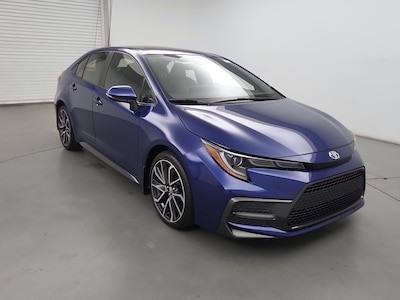 Blue 2020 Toyota Corolla XSE