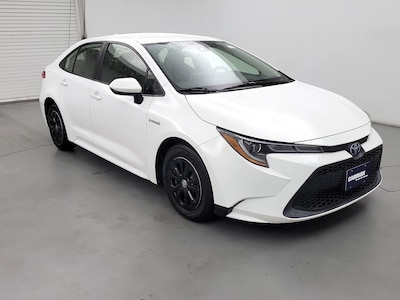 White 2021 Toyota Corolla Hybrid LE