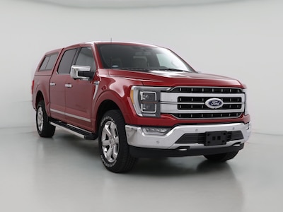 Red 2022 Ford F150 Lariat