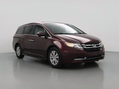 Red 2015 Honda Odyssey EX-L