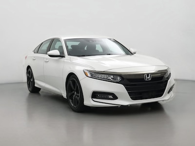 White 2018 Honda Accord Sport