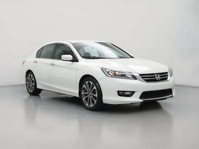White 2015 Honda Accord Sport