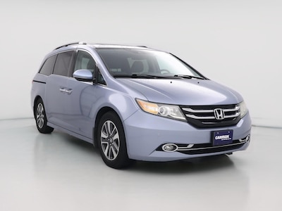 Blue 2014 Honda Odyssey Touring Elite