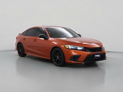 Orange 2022 Honda Civic SI