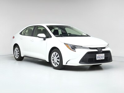 White 2022 Toyota Corolla LE