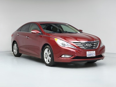 Red 2013 Hyundai Sonata Limited