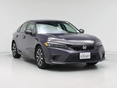 Gray 2022 Honda Civic EX-L