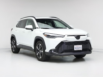 White 2023 Toyota Corolla Cross Hybrid XSE