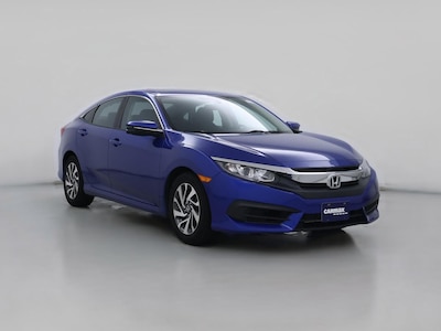 Blue 2017 Honda Civic EX