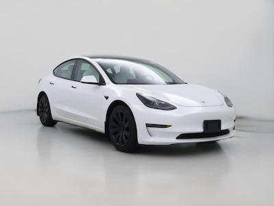 White 2022 Tesla Model 3 Long Range