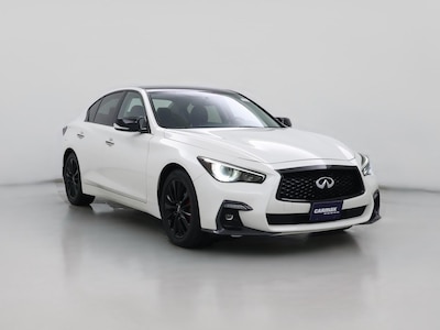 White 2019 Infiniti Q50 Luxe