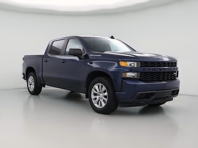 Blue 2021 Chevrolet Silverado 1500 Custom