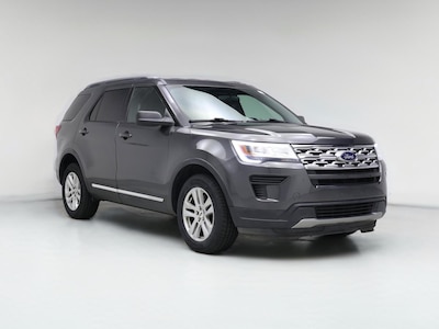 Gray 2018 Ford Explorer XLT