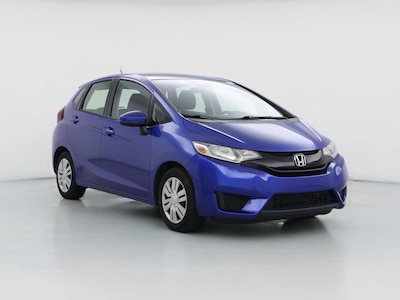 Blue 2016 Honda Fit LX