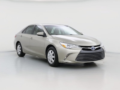 Tan 2016 Toyota Camry Hybrid LE