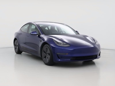 Blue 2021 Tesla Model 3 Standard Range Plus