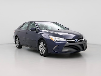Blue 2017 Toyota Camry Hybrid XLE