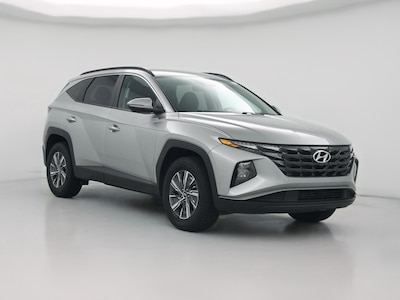Silver 2023 Hyundai Tucson Hybrid Blue